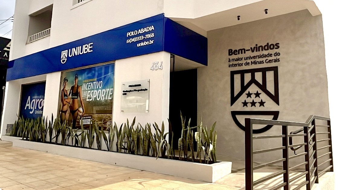 Fachada do polo Uniube em Uberaba bairro Abadia
